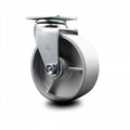 Service Caster 5 Inch Semi Steel Cast Iron Wheel Swivel Caster with Roller Bearing SCC SCC-20S520-SSR
